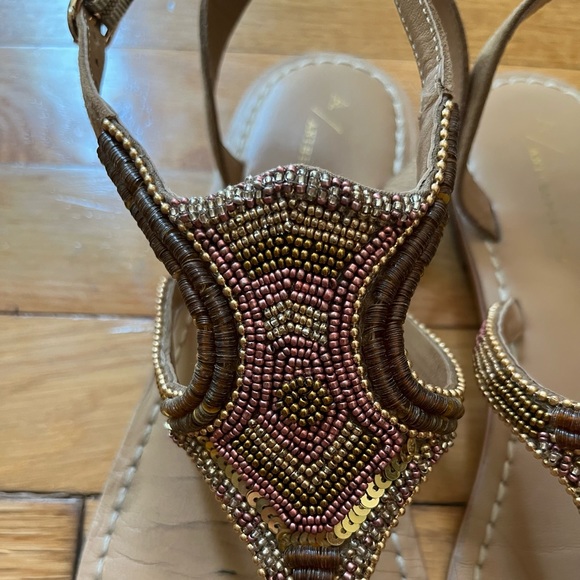 Beaded Anthropologie Sandals - Picture 2 of 5